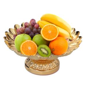 Budista Lotus Que Ofrece Cuencos, Frutero de Oro para Mostr…