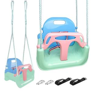 KINSPORY - Columpio para niños, columpio 3 en 1, columpio d…