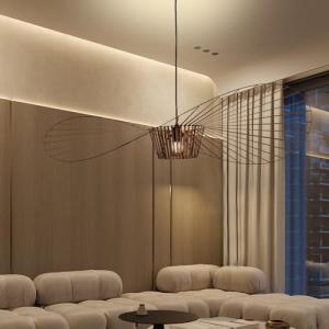 CKENSU - Lámpara de araña LED E27 Max 40 W, diseño de sombr…