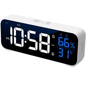 VINILITE Reloj Despertador Digital, Reloj Digital Sobremesa…