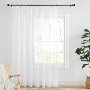 PONY DANCE Cortinas Salon Modernas 2 Piezas de 3 Metros par…