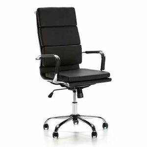 VS Venta-stock Sillón de Oficina Morgan reclinable Negro, P…