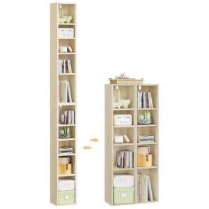WOLTU Librería de 5 Niveles, Estantería Alta para Libros, L…