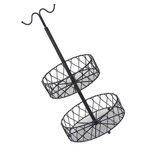 TOPPERFUN Cesta De Frutas De 2 Capas Cesta De Varios Nivele…