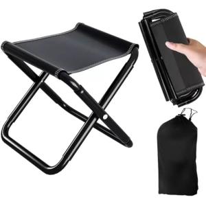 Hengrongshen Taburete plegable para camping, 30 cm, portáti…