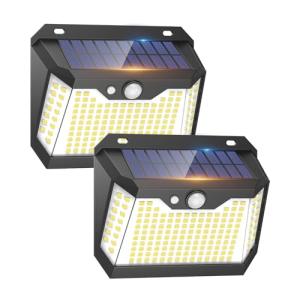 Philosun 2 Paquete Luces Solares LED Exterior Auto ON&OFF,…