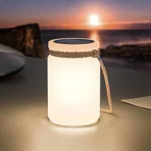 Postlucky Lámpara de Mesa Solar para Exterior 2en1 Lámparas…