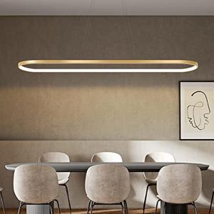 Bellastein Lámpara colgante ovalada para mesa de comedor, l…