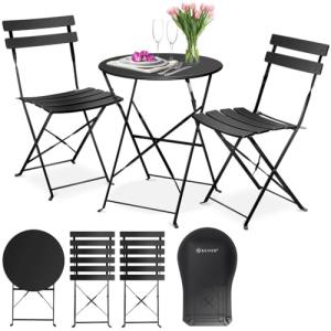 KESSER® Juego de Muebles de jardín de 3 Piezas con 2 sillas…