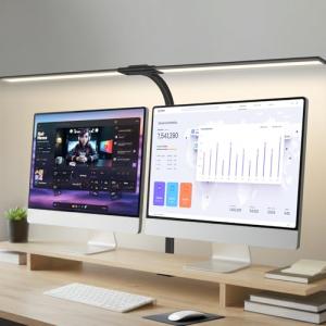 OUTON Lámpara de Escritorio LED 85 cm 24W, Luz Arquitecto M…