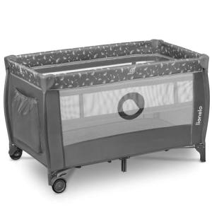 LIONELO Stefi Plus 2 en 1 Cuna de viaje y corralito de bebé…