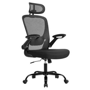 SONGMICS Silla de Oficina, Silla de Escritorio de Malla, Si…