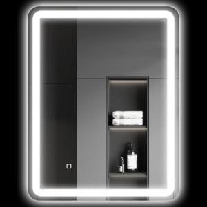 Homcom - Espejo de baño rectangular de 70 x 90 cm, con ilum…