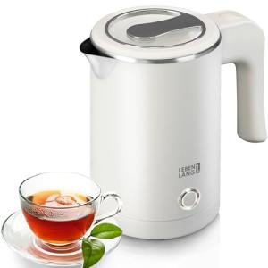LEBENLANG Hervidor agua electrico pequeño de acero inoxidab…