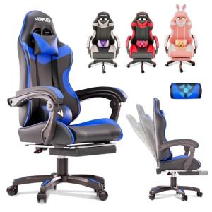 JUPPLIES Silla Gaming Profesional con Masajeador - Silla de…