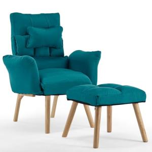 TUKAILAi Sillón de Relax con Reposapiés, Sillón Reclinable…