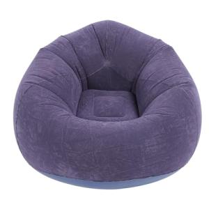 Hztyyier Sillón Inflable Flocado de PVC, sofá Portátil Infl…