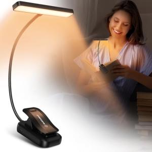 Glocusent 26 LED Luz de Lectura, Lámpara de Lectura USB-C R…