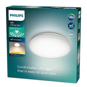 Philips Plafón LED de Techo Philips Moire, 6W, 600 Lúmens,…