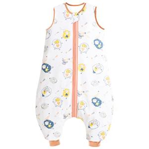 Chilsuessy Saco de dormir para bebé de verano con pies, 0,5…