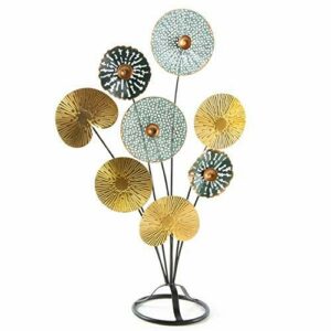 Logbuch-Verlag Escultura decoración Flores de Metal 53 cm H…
