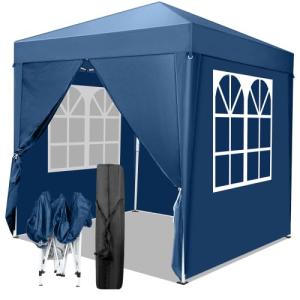 Bonnlo Carpa Plegable de 2x2m, con Altura Ajustable, UPF 50…