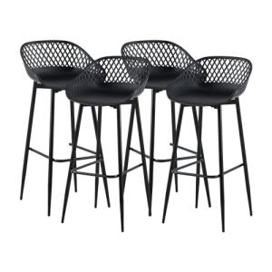 anrekl Juego de 4 taburetes de Bar Taburetes de Bar con Res…