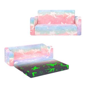alldomess Convertible Sofa para Niños 2 en 1, Plegable Sofa…
