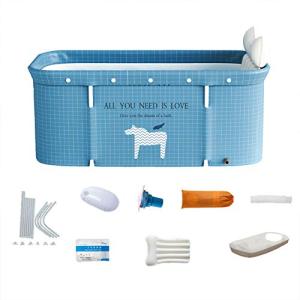 OUCRIY Bañera plegable portátil para adultos, 120 x 55 x 50…