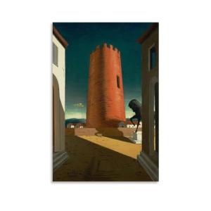 Giorgio De Chirico Surrealismo Pintor Obras Torre Roja Póst…