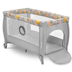 LIONELO Stefi Plus 2 en 1 Cuna de viaje y corralito de bebé…