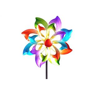Formano Colorido molinillo de viento flor 122 x 30 cm adorn…