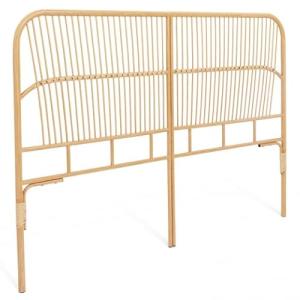 IDMarket - Cabecero de cama con pie Devi 160 cm, efecto rat…