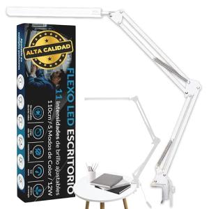PRIME ESSENTIALS® Lampara Escritorio I Flexo LED | 110Cm 5…