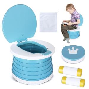 ZUSUZU Infantiles Orinal Portatil Plegable Niños 1-3 Años,A…