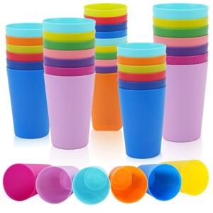 RETON 24 vasos de plástico reutilizables, vasos de plástico…