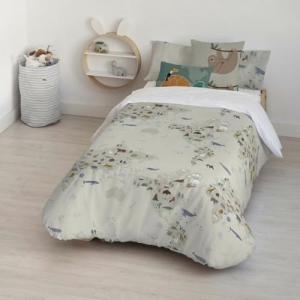 Funda Nórdica Kids&Cotton Maui Small Beige 175 Hilos 180 x…