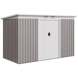 Outsunny Caseta de Jardín Exterior 3,2 m² 280x130x172 cm Co…