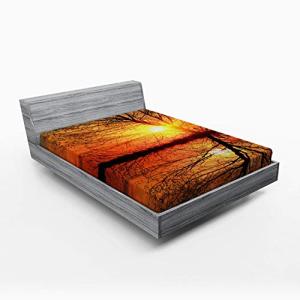 ABAKUHAUS Otoño Sábana Elastizada, Ver la Puesta de Sol con…