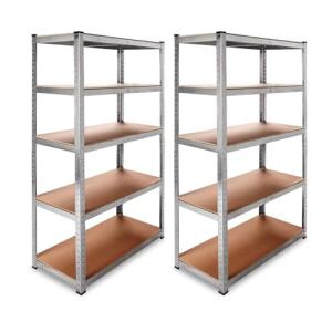 DASCK - Pack de 2 Estanterías Metálicas Galvanizadas 180x90…