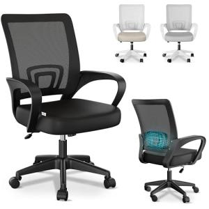 JUPPLIES Silla Escritorio Ergonomica - Silla Oficina con Ap…