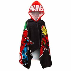 Marvel Toalla con Capucha de Los Vengadores para niños 100%…