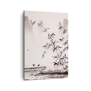 ARTTOR Lienzos decorativos bambú negro china Cuadro Sobre L…