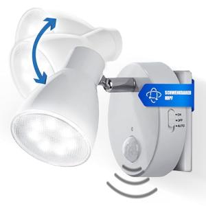 Trango – Lámpara LED de seguridad orientable, con función a…