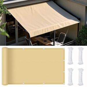 DGSFES Toldo Vela de Sombra Rectangular 1mx3m Impermeable,…