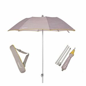 EZPELETA Parasol ligero y plegable de aluminio para terraza…