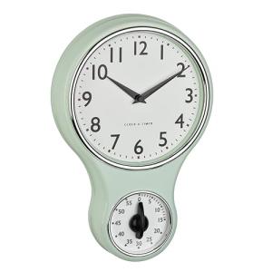 TFA Dostmann Reloj de Pared analógico Retro con Temporizado…