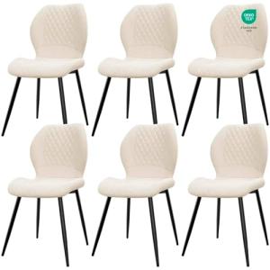 JIJIAN Pack de 6 Sillas de Comedor, Sillas de Cocina, Silla…
