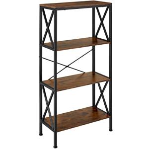 tectake® Estanteria Metalica 4 Estantes, Mueble Recibidores…
