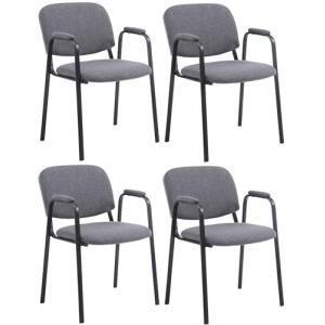 CLP Set De 4 Sillas Confidente Ken Pro tapizadas En Tela I…